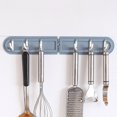 thumbnail image 3 of Coat Rack Holder Wall Mounted Hat Key Hooks Hanger Hanging Storage Organizer for Bathroom Kitchen, 3 of 10