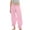 Pink, variant on Jamicy Baggy Pants for Women Gift for Women Wide Leg Pants Low Rise Strip Free People Doop Loose Baggy Elastic Waist Trousers Fall Casual Trouser