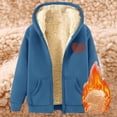 thumbnail image 4 of Veste à Capuche Zippée Chaude pour Femmes pour un Usage Quotidien Décontracté en Automne et Hiver, 4 of 4