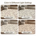 thumbnail image 7 of ODIKA 8'x10' Washable Area Rug Bathtub Decorative Ornate Frame Backing Shower Purple Bathroom for Dining Room, Large Office, Lounge, Non-Slip Chair-Friendly Mat, 7 of 7