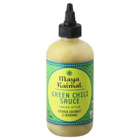 Maya Kaimal Green Chili Sauce, 9.5 Oz