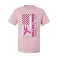 thumbnail image 2 of Wild Bobby Back the Pink American Flag Breast Cancer Awareness Men Tee, Light Pink, XX-Large, 2 of 6