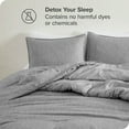 thumbnail image 2 of Bare Home Goose Down Alternative Comforter Set - 3 Piece Set - Full/Double, Heathered Charcoal, 2 of 4