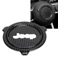 thumbnail image 3 of Steering Wheel Center Frame  Car Accessory Car Carbon Fiber Texture Steering Wheel Center Trim Frame Cover Fits For  JL 2018, 3 of 8