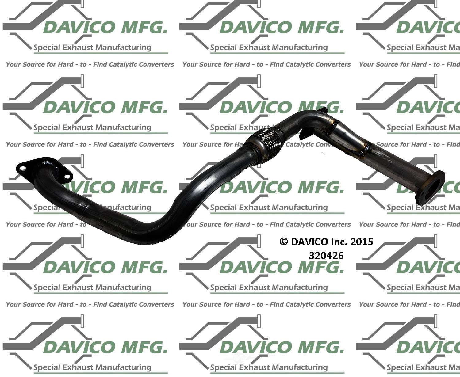 Davico Mfg 320426 Exact-Fit Exhaust Pipe