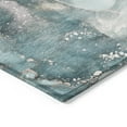 thumbnail image 4 of Addison Rugs Chantille Indoor/Outdoor Transitional Watercolors Teal Washable Rectangle Rug, 10' x 14', 4 of 6
