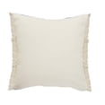 thumbnail image 6 of Laddha Home Designs Power-Loomed Braided Stripe Square Throw Pillow Cover - 24" - Beige and Black, 6 of 7