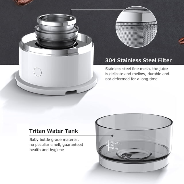 Coffee Maker,Outdoor Coffee Pot Portable Espresso Water Drip Outdoor Coffee Tank Drip Outdoor Maker Portable Espresso Coffee Maker Portable Water Tank Drip Mewmewcat Solinder White Huiop