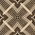 thumbnail image 1 of Ahgly Company Tapis d'Intérieur Lavable en Machine Carré Rouge Nuit, 8 Pieds Carré, 1 of 7
