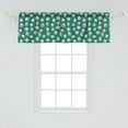 thumbnail image 2 of Ambesonne Carnival Window Valance, Sad and Happy Clown Faces, 54" X 18", Teal Multicolor, 2 of 3
