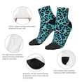 thumbnail image 5 of Fuzoiu Leopard 1 Print Adult Socks, Crew Moisture-wicking Socks, Unisex Cushion Crew Socks,Casual Sports Ankle Socks, 5 of 7