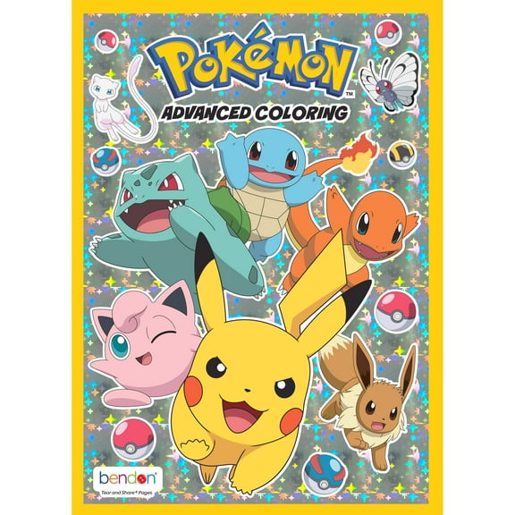 Pokémon 40-Page Advanced Coloring Book, Paperback, by Bendon