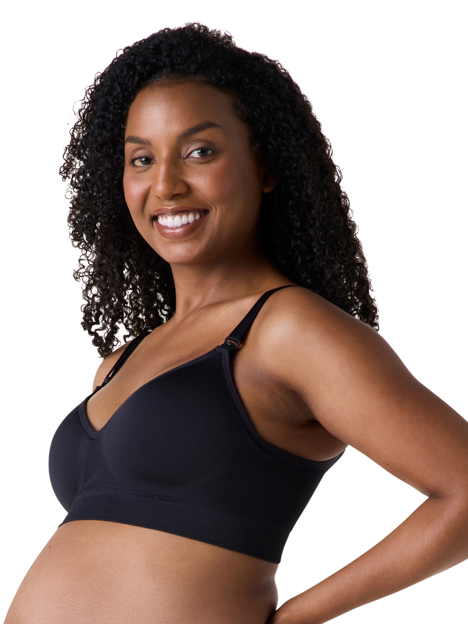 Ingrid & Isabel For Every Belly Women's Maternity & Nursing Seamless Wire free Bra, SizesS-4XL