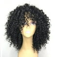 thumbnail image 4 of Wigs for Women Fiber Medium and Long Curly Wig Factory Wigs Human Hair Lace Front Wigs, 4 of 6