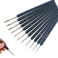 thumbnail image 1 of dtail Pinceau, Ensemble De 1 Pice Les 11 Peinture Pinceaux Pour Acrylique Huile Aquarelle Nail Art Pinceau De Dtail Ensemble, 1 of 5
