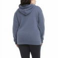 thumbnail image 4 of Danskin Women's Ultra Cozy Fleece Full Zip Hooded Jacket (as1, alpha, s, regular, regular, Stonewash Heather), 4 of 4
