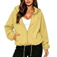 thumbnail image 5 of Oversized Rain Jackets for Women Waterproof Long Sleeve Hiking Fall Winter Jacket, 5 of 9