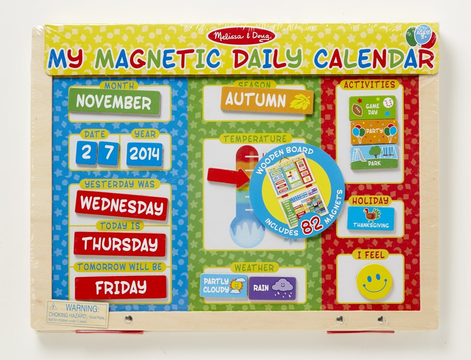 melissa and doug magnetic calendar
