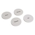thumbnail image 1 of JUEGO DE 4 PORTAVASOS ZENSE TERNI BLANCO, 1 of 4