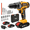 Yellow, variant on Euur Cordless Drill, 21V Power Drill Set, 25+1 Position Adjustable Torque Electric Drill, 2-Speed Transmission For Screwdriving And Drilling, Black