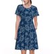 thumbnail image 1 of Fotbe Sea Turtle Vestido Largo de Moda para Mujer, Vestido Tipo Camiseta con Manga Corta y Estilo Casual a Rayas y Bloques de Color, 1 of 6