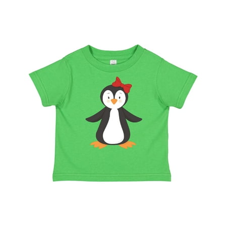 

Inktastic Cute Penguin Little Penguin Penguin with Bow Gift Toddler Boy or Toddler Girl T-Shirt