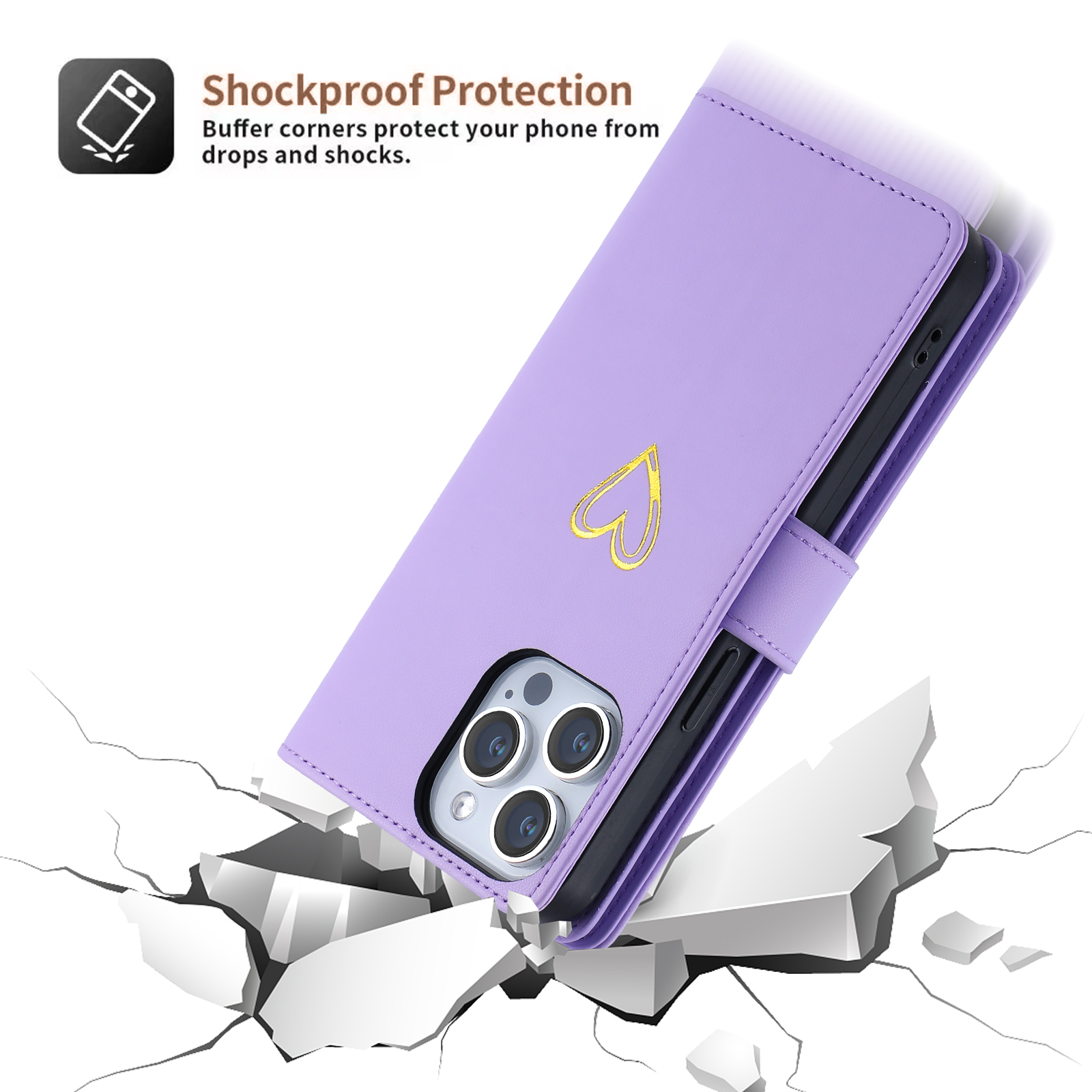 Case for Samsung Galaxy S10 Lite Wallet phone case with zipper pocket, wrist strap, flip cover and built-in card slots.