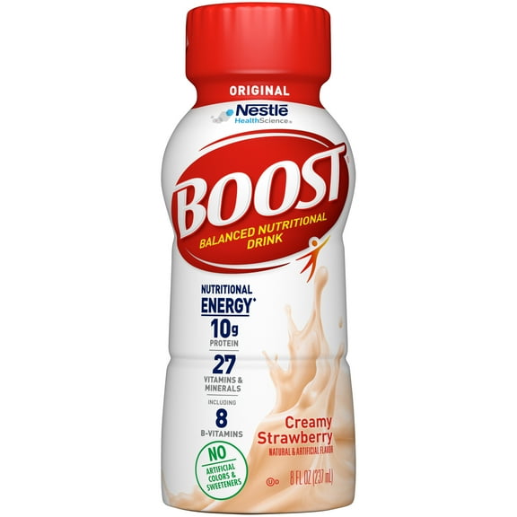 BOOST ORIGINAL Creamy Strawberry 8 fl. oz. Bottle