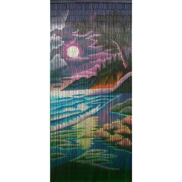 Bamboo 54 5297 Moonite Beach Curtain