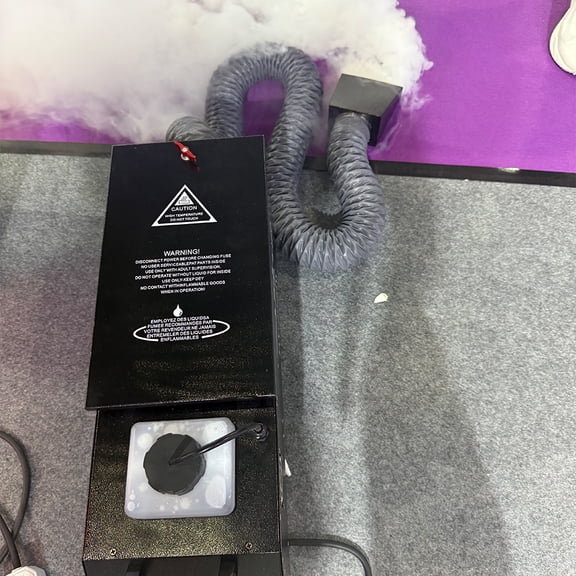 1800W Low Fog Machine DMX512 Stage Mini Smoke Effect Machine with Remote Manual Control for Wedding DJ Stage