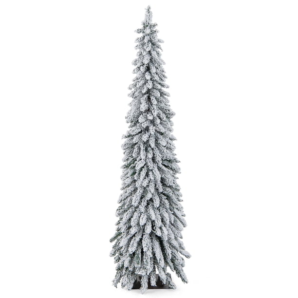 Costway 6FT Pre-Lit Tree | Tree wrapping supplies for garden