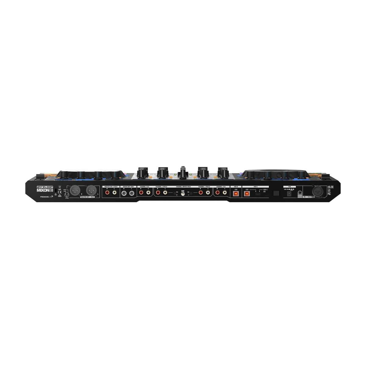 Reloop AMS-MIXON-8-PRO 4-Channel Hybrid DJ Controller with Carry Bag Package