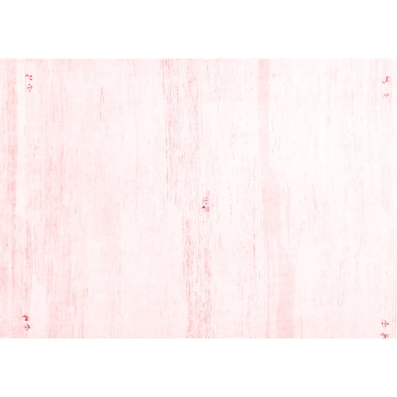 Ahgly Company Indoor Rectangle Solid Red Modern Area Rugs, 5' x 7'