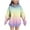Multicolor, variant on Cethrio Girls Hoodies Size 10-12, Gradient Print Thermal Loose Fit Pullover Girls Sweatshirts Multicolor