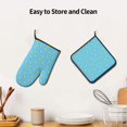 thumbnail image 6 of KLL Duck Swimming Pattern Oven Mitts and Pot Holders 2pcs Sets for Kitchen, Oven Mitt Heat Resistant 536°F, Oven Gloves for Kitchen,Cooking and Baking, 6 of 7