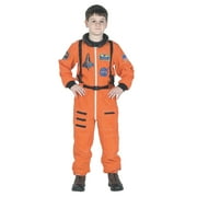 Aeromax Jr. Astronaut Suit with Embroidered Cap and NASA patches, ORANGE, Size 2/3 [Orange, 2 / 3]