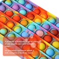 thumbnail image 2 of Caja de lápices de color de burbujas, caja de lápices, regalo para niños y niñas, caja de burbujas con cremallera de descompresión Tie Dye, bolsa de lápices para estudiantes y jóvenes, 2 of 5