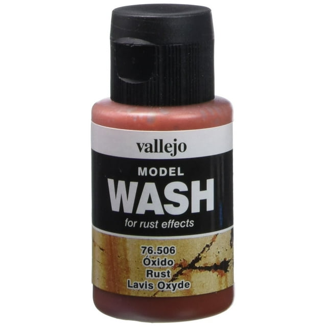 Wash Vallejo Rust 35 ml para superficies resistentes a la intemperie