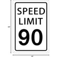 thumbnail image 4 of Speed Limit 10 Mph Sign, Speed Limit Signs Novelty Slow Down Sign Warning Traffic Road Street Sign 8X12 Inches, 4 of 4