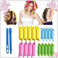 thumbnail image 2 of 20 pzs set De Rizadores Mágicos Para El Cabello-18 De Pelo Y 2 Ganchos Leverag, 2 of 3
