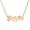 Rose gold, variant on Name Customized Necklaces Stainless Steel Personalized Diamond Shape Name Necklace for Women Customized Gift