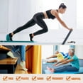 thumbnail image 6 of Genreen Pilates Socks for Women Yoga Socks with Grips Open Top Non Slip Grippy Socks for Barre, Ballet, Barefoot Workout, 6 of 6