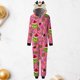 thumbnail image 5 of Pijamas Navideñas Camisón navideño con capucha Ropa informal para el hogar entre padres e hijos Ygjytge Rosa*mujer T L para Unisex, 5 of 8