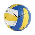thumbnail image 1 of Basketball Football Baseball Volleyball Clock Creative Wall Clock Silent Motion for Decoration, 1 of 3