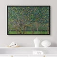 thumbnail image 2 of PixonSign Framed Canvas Print Wall Art The Pear Tree by Gustav Klimt Nature Wilderness Illustrations Retro Decorative Floral Botanical Minimal Calm/Relax/Cozy Fine Art - 16"x24" Black, 2 of 5