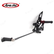 Arashi (Version 2.0) Adjustable Rearsets for YAMAHA FZ1 1000 2006 - 2016 / FZ8 800 2010 - 2013 Motorcycle Accessories Foot Pegs Footrests Black 2007 2008 2009 2011 2012 2014 2015