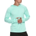 thumbnail image 6 of FEDTOSING Men's UPF 50+ Long Sleeve Shirts Sun Protection SPF/UV Fishing Hoodie T-Shirts Green, 6 of 6