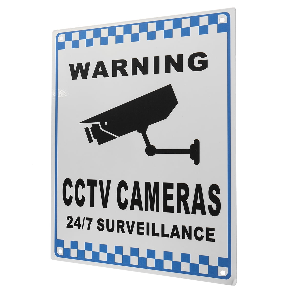 Aluminium Safety Signs CCTV Warning Security Video Surveillance Camera Metal Sign Decal