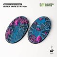 thumbnail image 2 of Gamers Grass Alien Infestation Bases - Oval 90mm (x2), 2 of 3