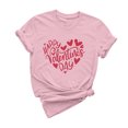 thumbnail image 2 of Cadeaux de la Saint-Valentin T-shirt Décontracté à Manches Courtes et Col Rond pour Femmes avec Imprimé Arbre de Noël, 2 of 6